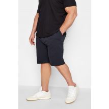 Size 6Xl Mens D555 Big & Tall Navy Blue Stretch Shorts Big & Tall