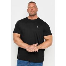 Size 3Xl Mens U.S. Polo Assn. Big & Tall Black Short Sleeve Tshirt Big & Tall