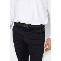Size 2Xl Mens D555 Black Buckle Belt Big & Tall