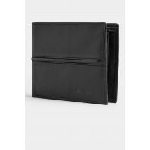 Size One Size Mens Ben Sherman Black Leather 'Freeman' Bifold Wallet Big & Tall