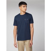 Plain Pocket T Shirt Small Navy