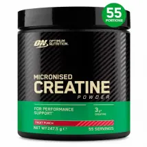 Créatine micronisée en poudre cocktail de fruits Optimum Nutrition