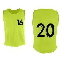 Chasuble numéroté de 16 à 20 Sporti (x5)