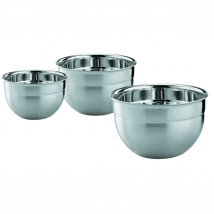 Ensemble 3 saladiers en inox Rosle - Couteaux du Chef - Couteaux du Chef