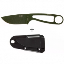 Couteau de cou Esee Izula IZULA-OD lame carbone vert - Couteaux du Chef - Couteaux du Chef