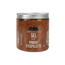 Recharge de sel au piment d'Espelette Savor & Sens - 600g - Couteaux du Chef - Couteaux du Chef