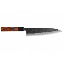 Couteau Yuzo Black Nashiji modèle chef 21cm - Couteaux du Chef - Couteaux du Chef