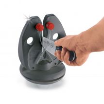 Aiguiseur pro DICK RAPID STEEL ACTION à broches croisées + socle - Couteaux du Chef - Couteaux du Chef