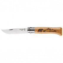 Couteau de poche Opinel Gravures Animalia Ours n°08 - Couteaux du Chef - Couteaux du Chef