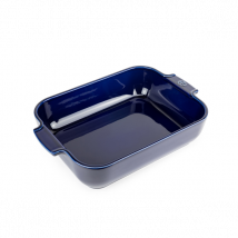Plat four céramique rectangle bleu Appolia Peugeot - Couteaux du Chef - Couteaux du Chef
