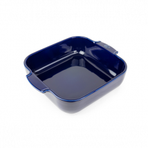 Plat four céramique carré bleu modèle Appolia Peugeot - Couteaux du Chef - Couteaux du Chef