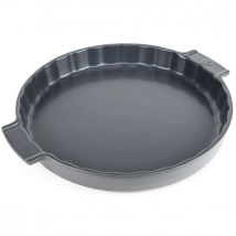 Plat pour tarte en céramique ardoise modèle Appolia Peugeot - Couteaux du Chef - Couteaux du Chef