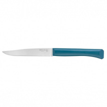 Couteau de table Opinel inox manche bleu canard - Couteaux du Chef - Couteaux du Chef
