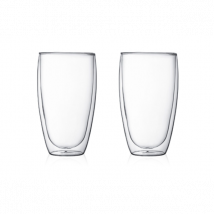 Lot de 2 verres à café double paroi Bodum Pavina 45cl - Couteaux du Chef - Couteaux du Chef