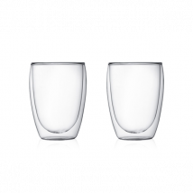 Lot de 2 verres à café double paroi Bodum Pavina 35cl - Couteaux du Chef - Couteaux du Chef