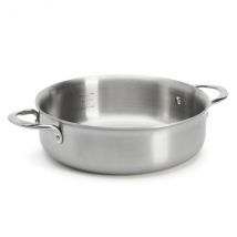 Sauteuse droite De Buyer en inox 18/10 multicouches - Couteaux du Chef - Couteaux du Chef