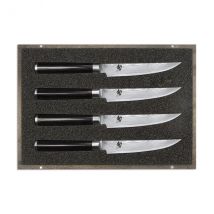 Coffret 4 couteaux à steak japonais Shun Classic lames 12,5cm - Couteaux du Chef - Couteaux du Chef