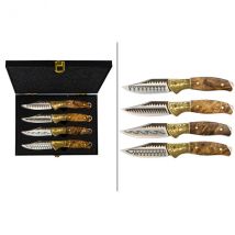 Coffret couteaux à steak x4 Henk Schiffmacher Homey's - Couteaux du Chef - Couteaux du Chef