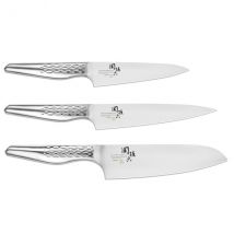 Set 3 couteaux de cuisine Office + Universel + Santoku Kai Seki Shoso - Couteaux du Chef - Couteaux du Chef
