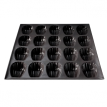 Moule 20 madeleines 40 x 30cm Flexipan - Couteaux du Chef - Couteaux du Chef