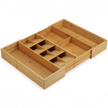 Organisateur de couverts DrawerStore Joseph Joseph en bambou - Couteaux du Chef - Couteaux du Chef
