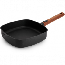 Poêle carrée Woll Eco Logic en fonte d'aluminium - Couteaux du Chef - Couteaux du Chef