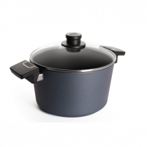 Faitout fonte Woll Diamond Lite + couvercle verre - Couteaux du Chef - Couteaux du Chef