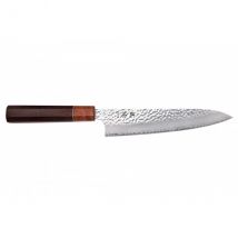 Couteau japonais chef Yuzo VG10 Tsuchime 20cm - Couteaux du Chef - Couteaux du Chef