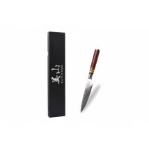 Couteau universel Kutoyama 13cm lame damas et manche pakka rainbow - Couteaux du Chef - Couteaux du Chef