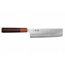 Couteau japonais nakiri Yuzo VG10 Tsuchime 17cm - Couteaux du Chef - Couteaux du Chef