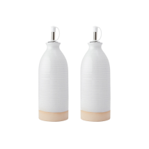 Lot 2 bouteilles à huile et vinaigre KitchenCraft Idilica 450ml - Couteaux du Chef - Couteaux du Chef
