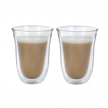 Set 2 verres à café latte La Cafetière Jack 270ml - Couteaux du Chef