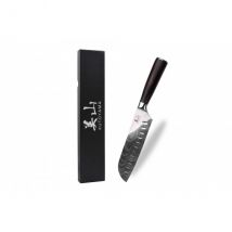 Couteau santoku Black Pakka 17cm Kutoyama - Couteaux du Chef - Couteaux du Chef