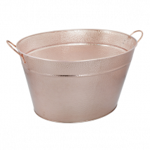 Seau à champagne acier galvanisé finition cuivre Barcraft - Couteaux du Chef - Couteaux du Chef