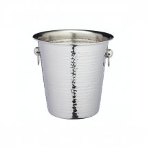 Seau à champagne Barcraft en inox martelé - Couteaux du Chef - Couteaux du Chef