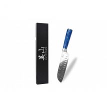Couteau santoku Kutoyama Blue Wave 17cm - Couteaux du Chef - Couteaux du Chef