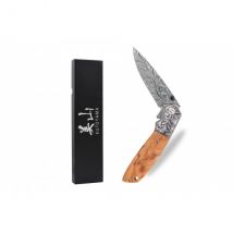 Couteau pliant Kutoyama lame 9,5cm manche en olivier - Couteaux du Chef - Couteaux du Chef