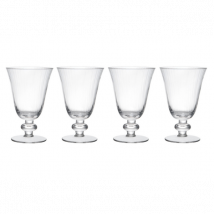 Set de 4 verres en cristal Mikasa Salerno à pied court 260 ml - Couteaux du Chef - Couteaux du Chef