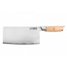 Couteau Fukito Pakka San Mai modèle Chef chinois 19cm - Couteaux du Chef - Couteaux du Chef