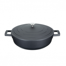 Sauteuse ronde en fonte d'aluminium 4L MasterClass - Couteaux du Chef - Couteaux du Chef