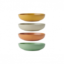Ensemble 4 bols en grès 21cm KitchenCraft Idilica - Couteaux du Chef - Couteaux du Chef