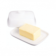 Beurrier en porcelaine blanche KitchenCraft 18cm - Couteaux du Chef - Couteaux du Chef