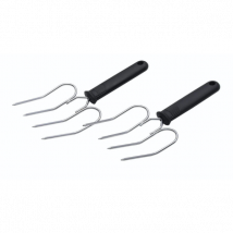 Paire de fourchettes à viande et volaille inox KitchenCraft - Couteaux du Chef - Couteaux du Chef