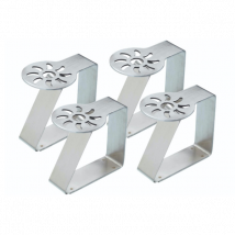 Set 4 clips pour nappe inox KitchenCraft Sunshine - Couteaux du Chef - Couteaux du Chef