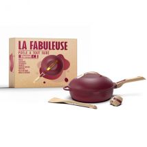 Poêle antiadhérente La Fabuleuse 8-en-1 Cookut - Couteaux du Chef - Couteaux du Chef