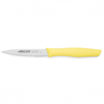 Couteau d'office acier Nitrum 10cm jaune citron Arcos gamme Nova - Couteaux du Chef - Couteaux du Chef
