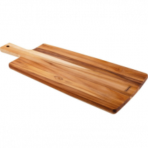 Planche en teck 48x19,5x1,8cm modèle Kitchen Tramontina - Couteaux du Chef - Couteaux du Chef