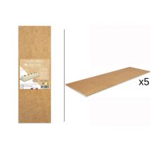 Set de 5 supports en cartons pour bûche de Noël Scrapcooking - Couteaux du Chef - Couteaux du Chef