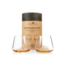 Set de 2 verres Alaskan Maker Topographic - Couteaux du Chef - Couteaux du Chef