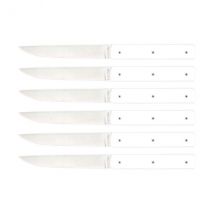 Coffret de 6 couteaux de table Perceval 888 blanc - Couteaux du Chef - Couteaux du Chef